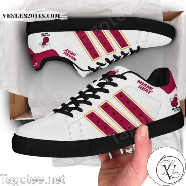 Miami Heat Print Stan Smith Shoes Style