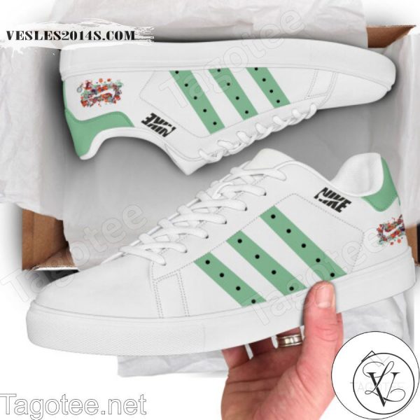 Nike Logo Print Stan Smith Shoes