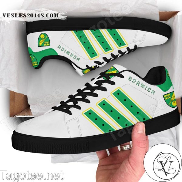 Norwich City Print Stan Smith Shoes Style