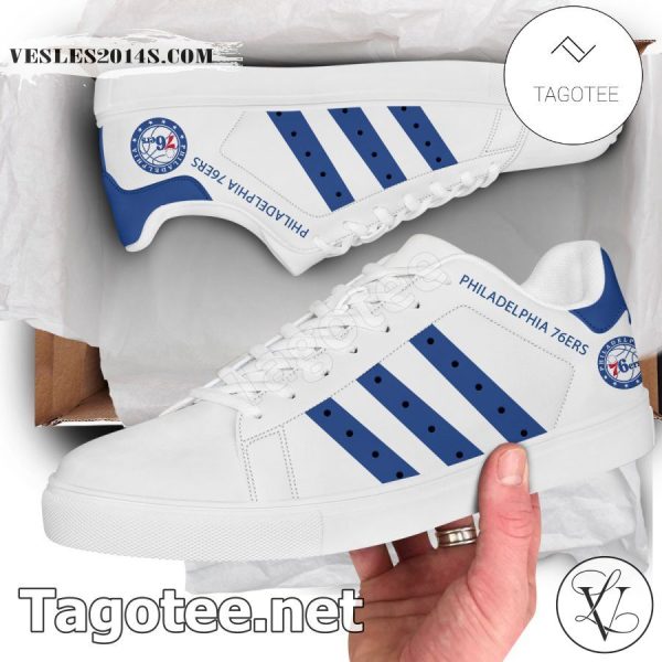 Philadelphia 76ers Logo Stan Smith Shoes