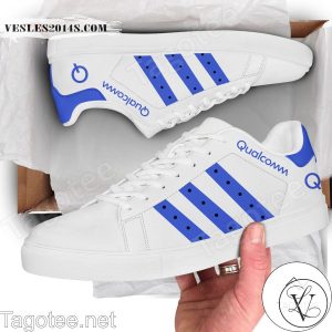 QUALCOMM Logo Print Stan Smith Shoes