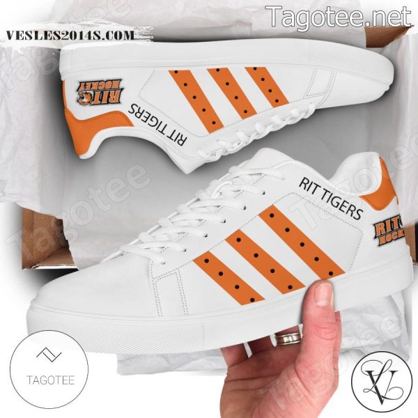 RIT Tigers Hockey Stan Smith Shoes