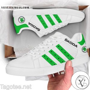 Skoda Logo Print Stan Smith Shoes