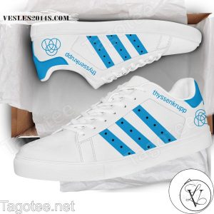 ThyssenKrupp Logo Print Stan Smith Shoes