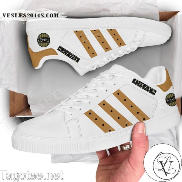 Tully’s Coffee Logo Print Stan Smith Shoes