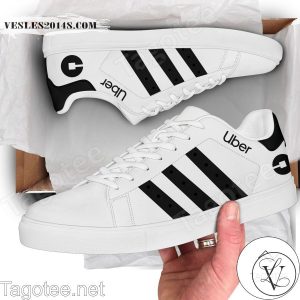 Uber Logo Print Stan Smith Shoes