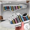 Versace Colorful Greek Key Low Top Shoes