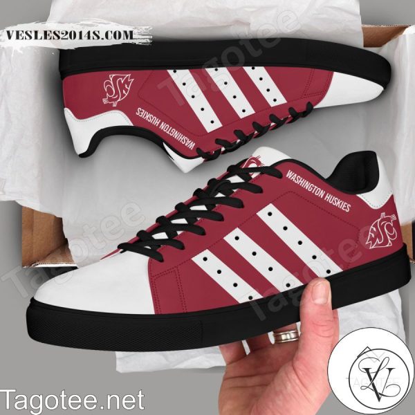 Washington State Cougars Print Stan Smith Shoes Style