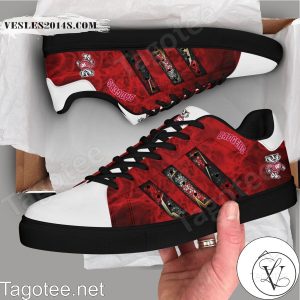 Wisconsin Badgers Print Stan Smith Shoes Style