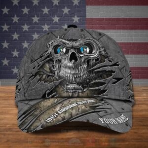 101St Airborne Division Military Veteran Personalized Skull Cap