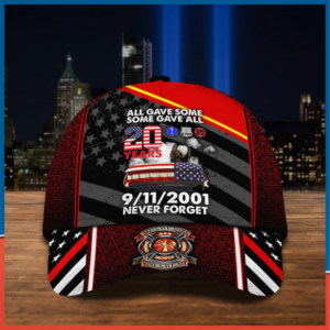 All Gave Some Some Gave All 20 Year Remembrace 9 11 2001 Never Forget Custom Name Cap