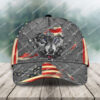 American Flag Wolf Soul All Over Printed Classic Cap