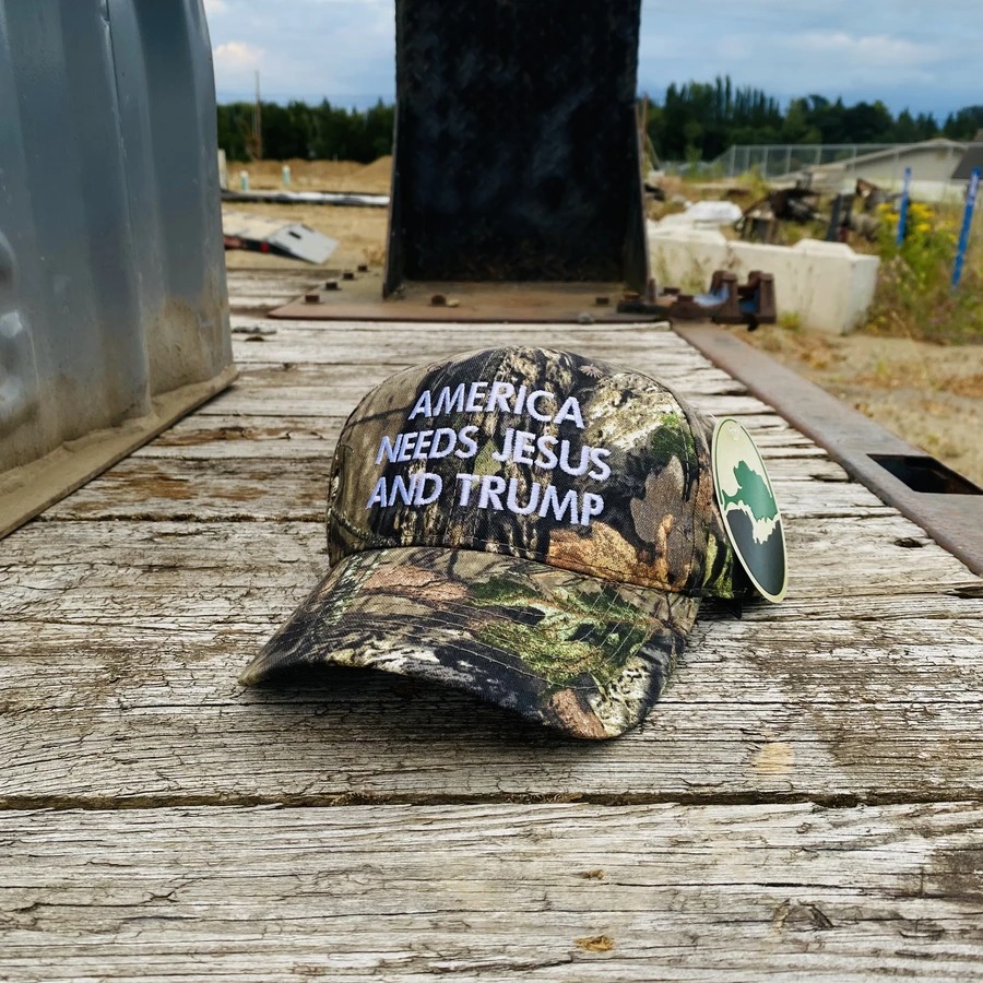 American Needs Jesus And Trump Cap Hat American Needs Jesus And Trump Cap Hat