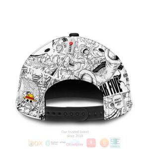 Anime Luffy Gear 5 Snapback One Piece Cap