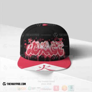 Anime Naruto Shippuden Hokage Graffiti Custom Baseball Cap