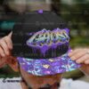 Anime Pokemon Ghost Type Pattern Graffiti Text Custom Baseball Cap
