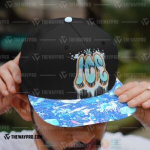 Anime Pokemon Ice Type Pattern Graffiti Text Custom Baseball Cap