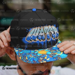 Anime Pokemon Water Type Pattern Graffiti Text Custom Baseball Cap