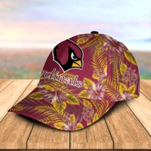 Arizona Cardinals Tropical Flower Classic Cap Limited Edition