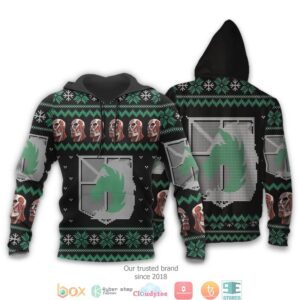 Attack On Titan Military Badged Police Clothes 3D Shirt Hoodie