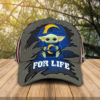 Baby Yoda Nfl Los Angeles Rams For Life Cap