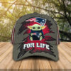 Baby Yoda Nfl New England Patriots For Life Cap