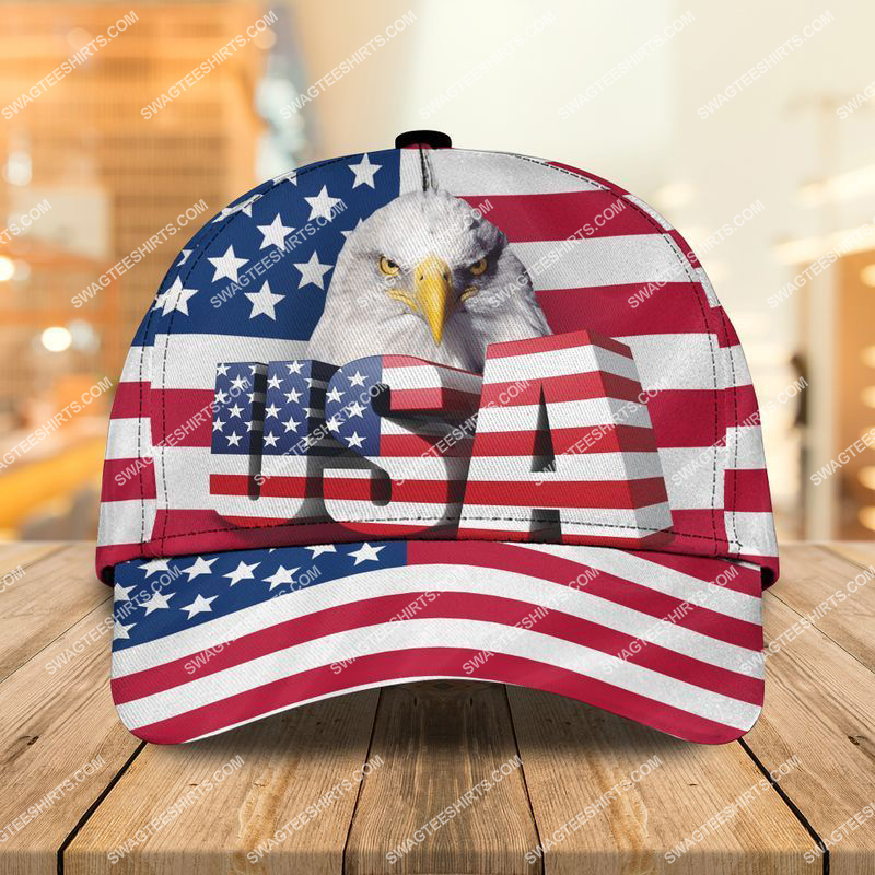Bald Eagle American Flag All Over Printed Classic Cap Bald Eagle American Flag All Over Printed Classic Cap