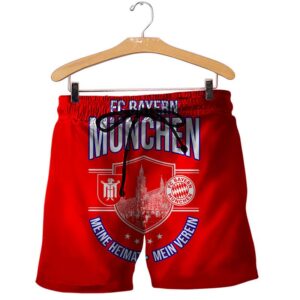 Bayern Munchen Fc Red 3D Shirt Hoodie