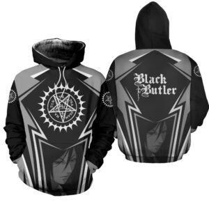 Black Butler Kuroshitsuji Symbol Anime 3D Hoodie Shirt