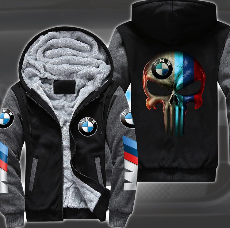 Bmw-Skull-Fleece-Hoodie-Jacket-1