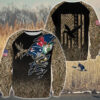 Boston Sports New England Patriots Hunting Camo 3D Shirt Hoodie