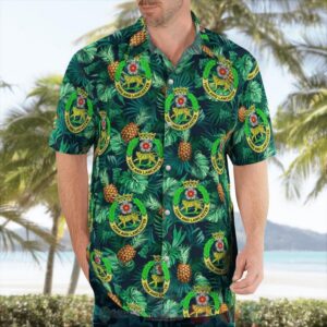 British Army The York And Lancaster Regiment Cap Badge Ww1 Hawaiian Shirt