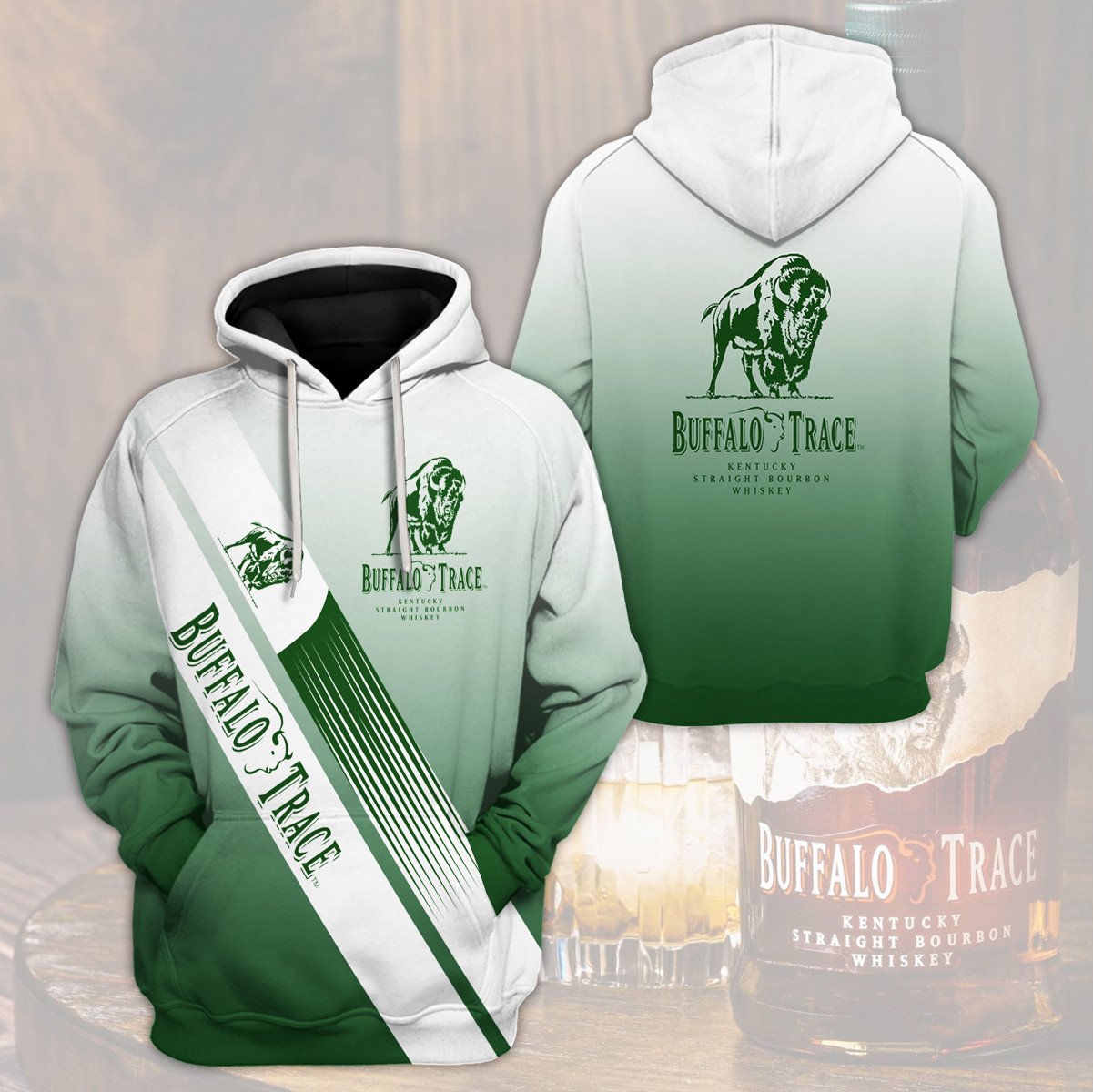 Buffalo Trace 3D Hoodie Buffalo Trace 3D Hoodie
