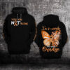 Butterfly You Are Not Alone Multiple Sclerosis Awareness 3D Hoodie %E2%80%93 Limited Edition