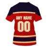 Calgary Flames Personalized Red 3D Hoodie Shirt