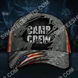 Camp Crew Camping Gift All Over Printed Classic Cap