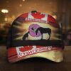 Canada Flag Veteran Animal Lest We Forget Cap Hat