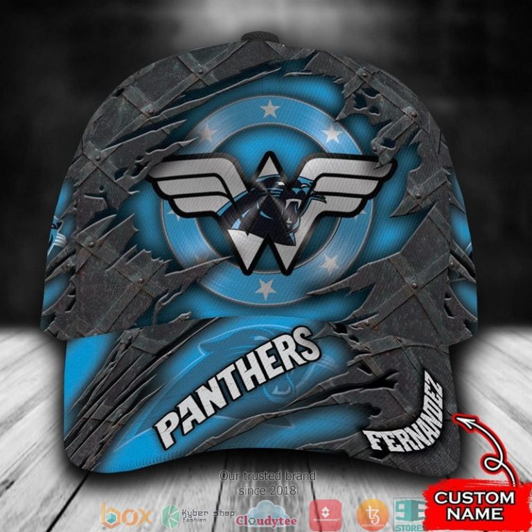 Carolina-Panthers-Wonder-Woman-Nfl-Custom-Name-Cap-1