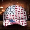 Cat American Flag Cap Hat