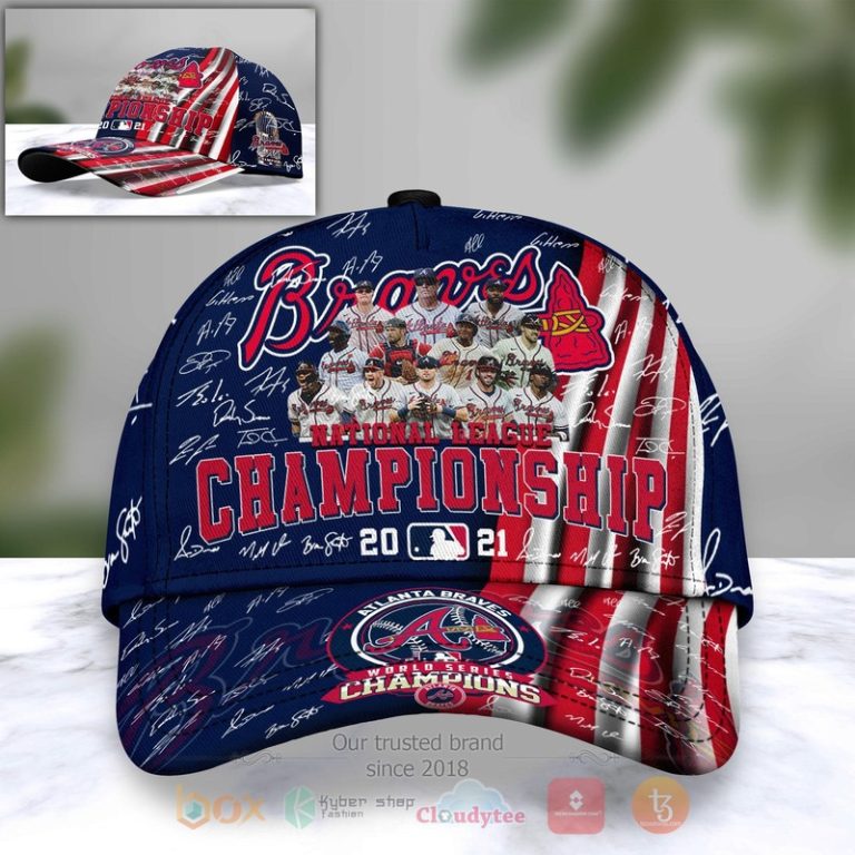 Champions-Atlanta-Braves-World-Series-With-Signature-Championships-Cap-1