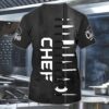 Chef Custom Personalized Name 3D Tshirt Cap