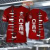 Chef Custom Personalized Name 3D Tshirt Cap 5