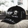 Chef Custom Personalized Name 3D Tshirt Cap 8