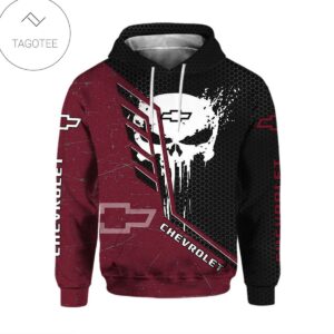 Chevrolet Skull Red Hoodie