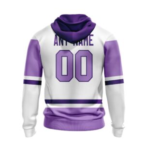 Chicago Blackhawks Fight Cancer Personalized 3D Hoodie Zip Hoodie