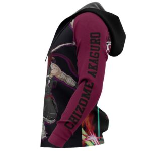 Chizome Akaguro Stain Mha Custom Anime 3D Hoodie Shirt