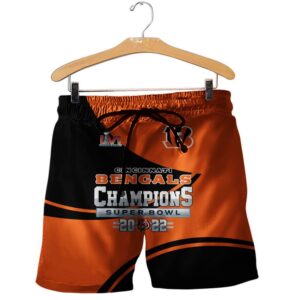 Cincinnati Bengals Nfl Champions Super Bowl 2022 3D Shirt Hoodie