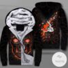 Cleveland Browns Lava Skull Zipper Fleece Hoodie