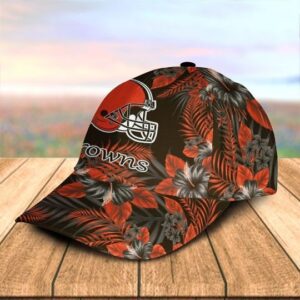 Cleveland Browns Tropical Flower Classic Cap
