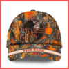 Country Girl Deer Orange Camo Custom Personalized Cap Hat
